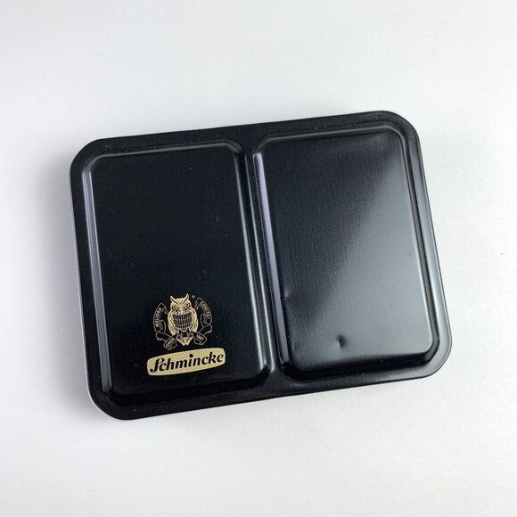 Schmincke Empty Metal Watercolour Box - Holds 9 Full Pans or 18 Half Pans (#1) - Picture 2 of 6